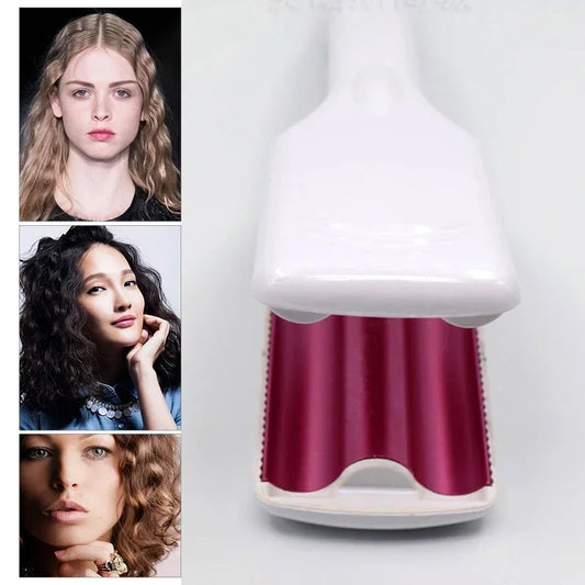 Fer à Boucler Triple Céramique Rose – Ondulations Wavy Naturelles & Brillance Professionnelle