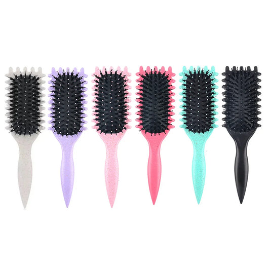Brosse démêlante “Candy Brush” – Spéciale cheveux bouclés & crépus, massage du cuir chevelu
