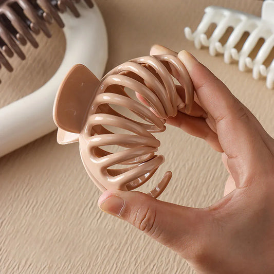 Pince à Cheveux Effet Mat en Silicone Souple – Tenue Parfaite & Confort Sans Traces