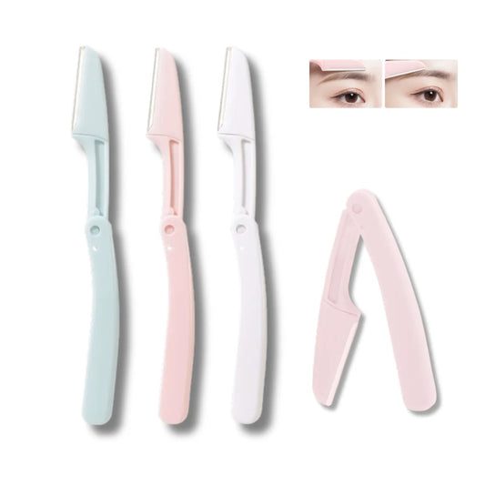 Rasoir Sourcils & Visage – Lames Douces Précision Anti-Coupure | Épilateur Manuel Beauté