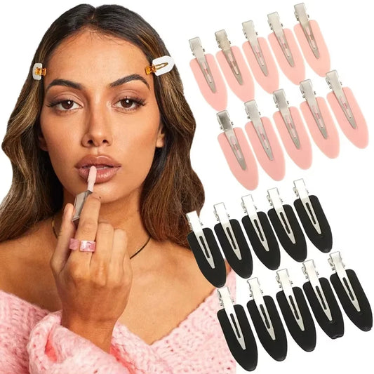Lot de 4 pinces à cheveux sans marque – Coiffage précis & maintien sans trace