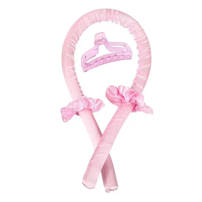Kit Boucles Sans Chaleur – Bande en Satin avec Bonnet Protecteur et Pinces