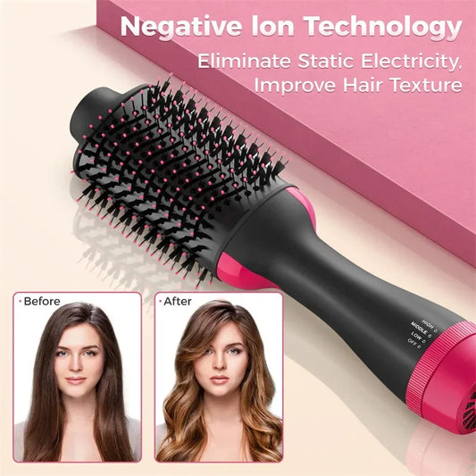 Brosse soufflante 2 en 1 – Sèche, lisse et donne du volume instantanément