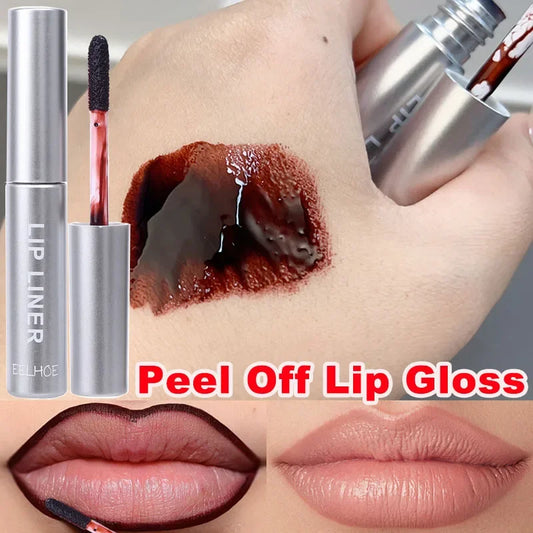 Rouge à Lèvres Peel-Off Mat – Effet Tatouage Longue Tenue & Waterproof, Fini Naturel